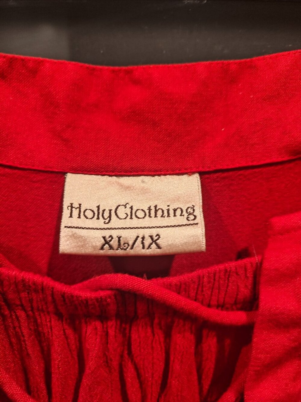 HolyClothing Danu Maxi Dress XL/1X Poppy Red - Picture 5 of 5